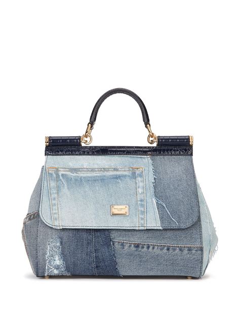 dolce gabbana shoulder strap|dolce & gabbana denim bag.